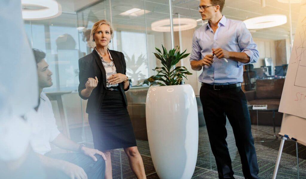 Business team meeting