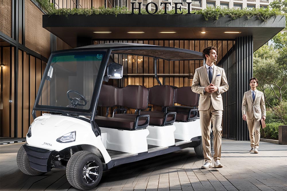 Hotel electric shuttle cart