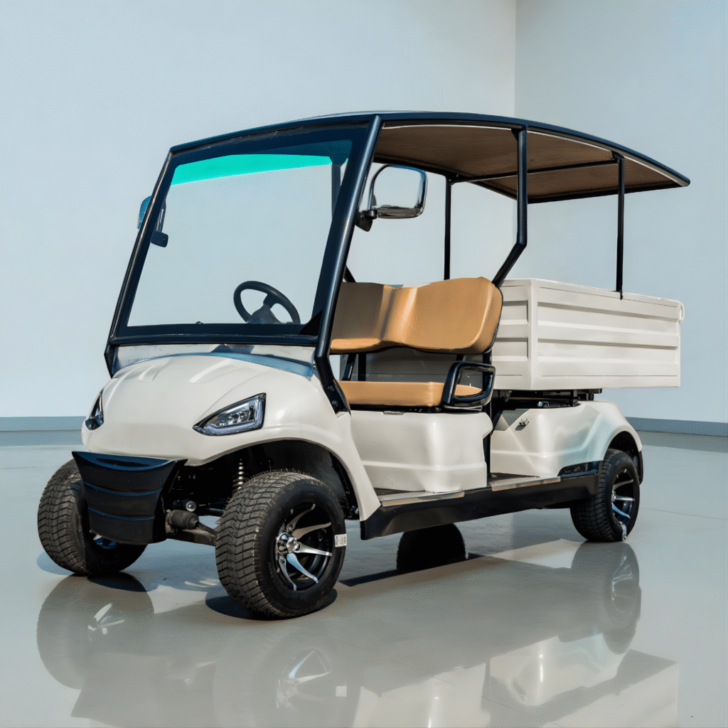 2 SEATER SAERA ELECTRIC LONG UTILITY BOX GOLF CART U-100 (L)