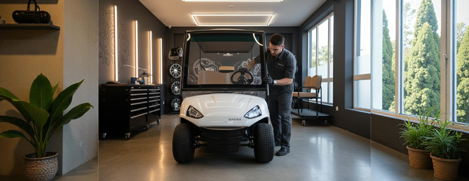 Electric cart maintenance